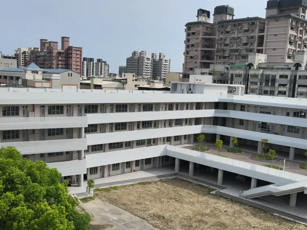Aerial view of the new DISK campus in Kaohsiung
